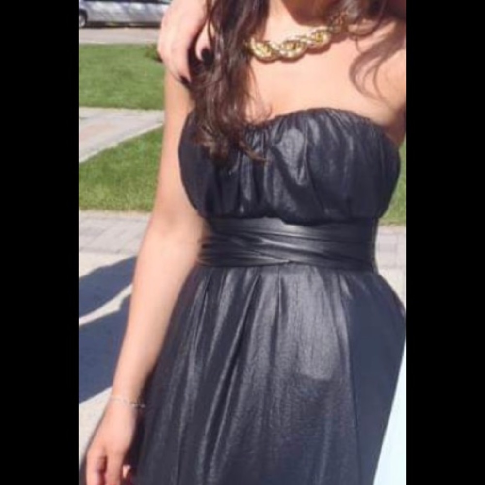 BCBG HALF SHEER SIZE 2 GOWN